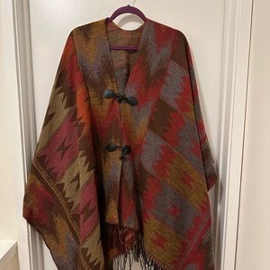 GUC Gorgeous Fall Poncho L/XL